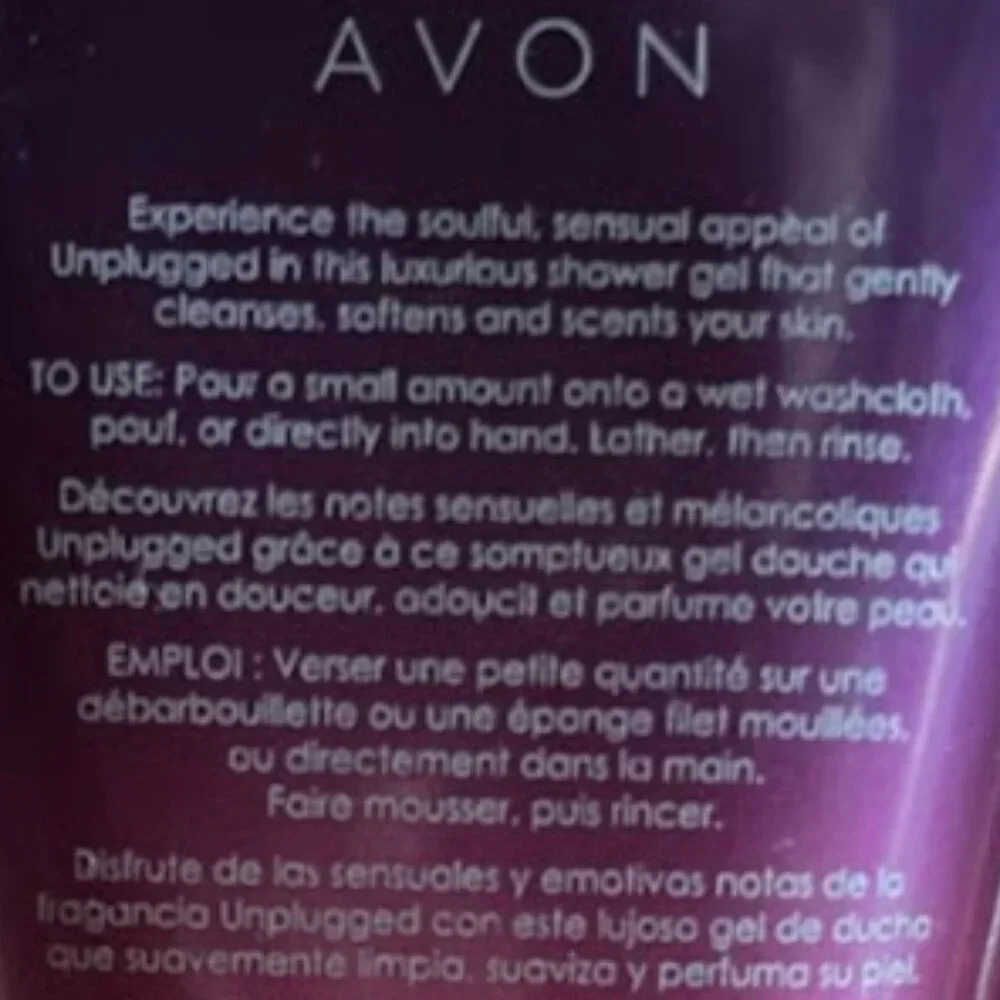 NEW Lot of 2x [Avon] Unplugged by Bon Jovi Shower Gel Bath Body Wash, 6.7 oz ea - Picture 6 of 7